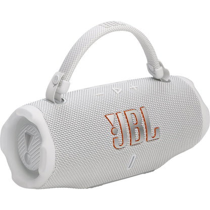 JBL Charge 6 Portable Bluetooth Speaker - White (AU Stock)