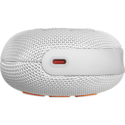 JBL Clip 5 Portable Bluetooth Speaker - White (AU Stock)