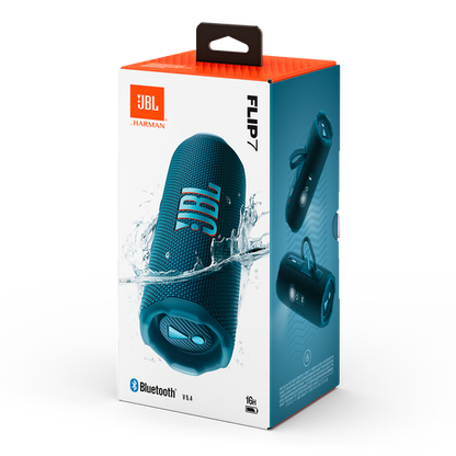 JBL - Flip 7 Portable Bluetooth Speaker - Blue (Australia Stock)