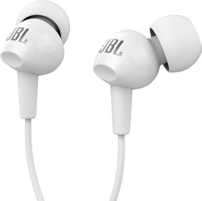 JBL Harman C100SI In-Ear Headphones - White