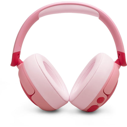 JBL JUNIOR 470NC Wireless Noise Cancelling Kids Over-Ear Headphones - Pink (AU Stock)