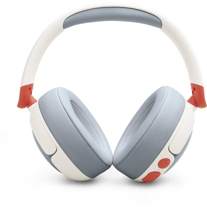 JBL JUNIOR 470NC Wireless Noise Cancelling Kids Over-Ear Headphones - White (AU Stock)