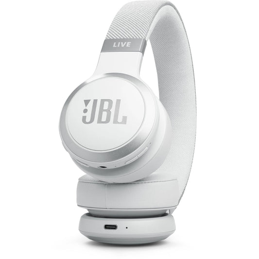JBL Live 670 true Adaptive Noise Cancelling Wireless On-Ear Headphones - White (AU Stock)