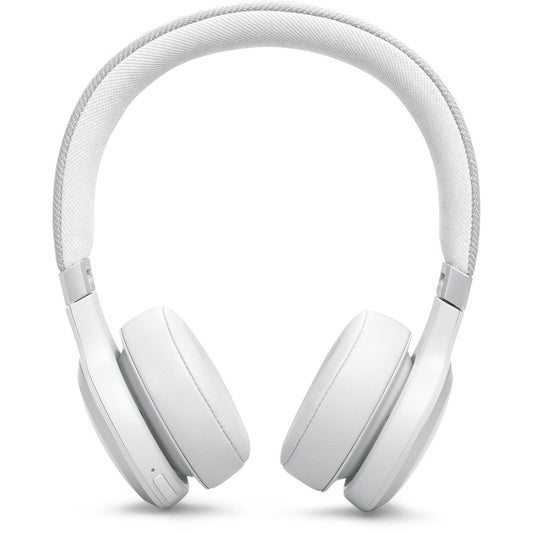 JBL Live 670 true Adaptive Noise Cancelling Wireless On-Ear Headphones - White (Australia Stock)