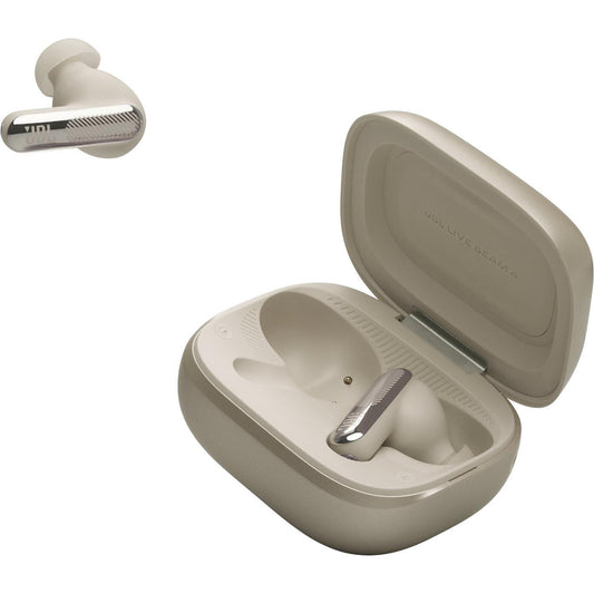 JBL Live Beam 4 TWS Adaptive Noise Cancelling Earbuds - Champagne (AU Stock)