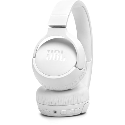 JBL Tune 670 Adaptive Noise Cancelling Wireless On-Ear Earphones - White (AU Stock)