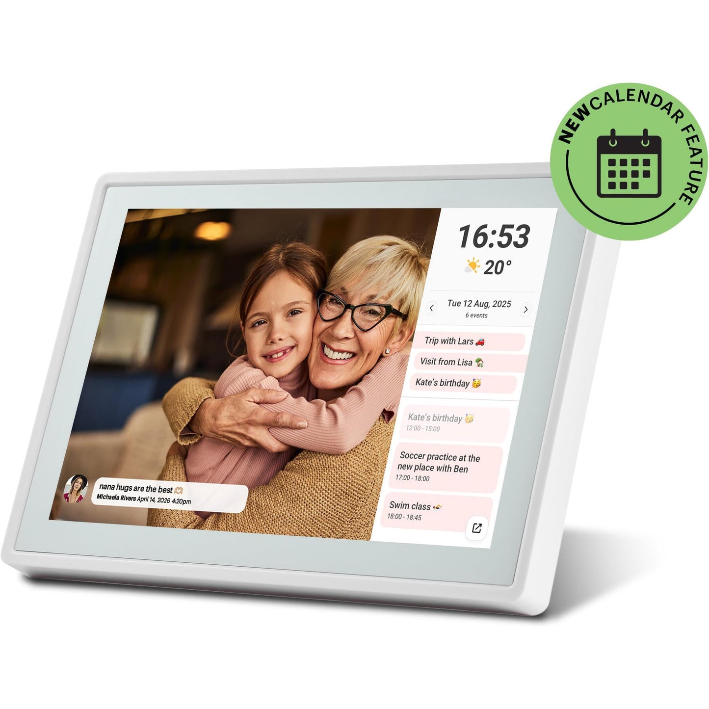 Jackson Frameo Smart Digital Photo Frame 10.1" 16GB - White (AU Stock)