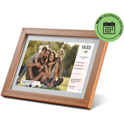 Jackson Frameo Smart Digital Photo Frame 10.1" 16GB - White Oak (AU Stock)