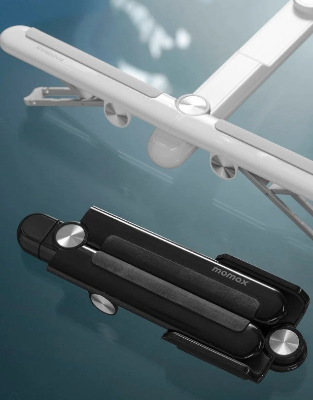 Momax Universal Fold Stand for Tablet and Laptop (Black)