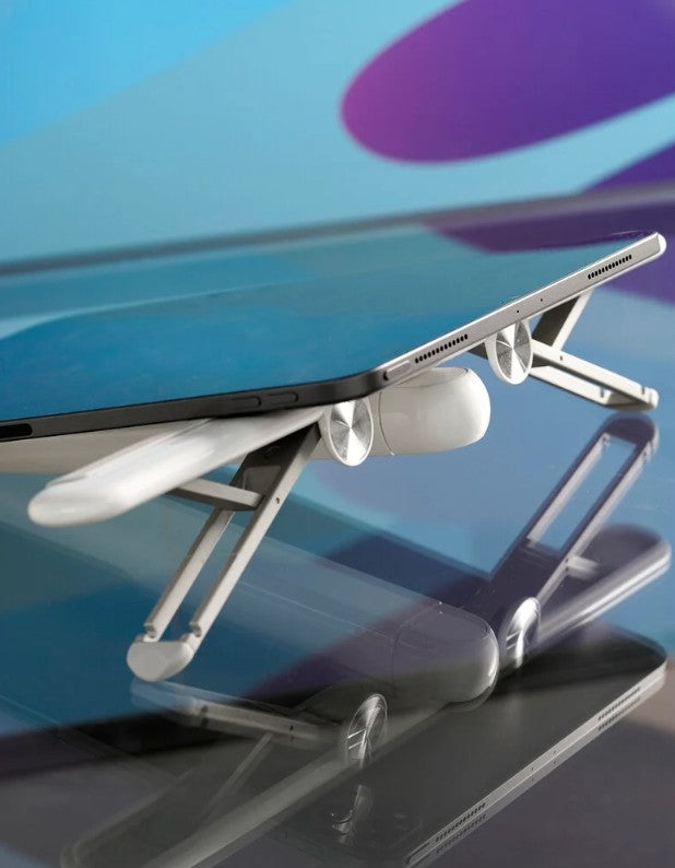 Momax Universal Fold Stand for Tablet and Laptop (Black)