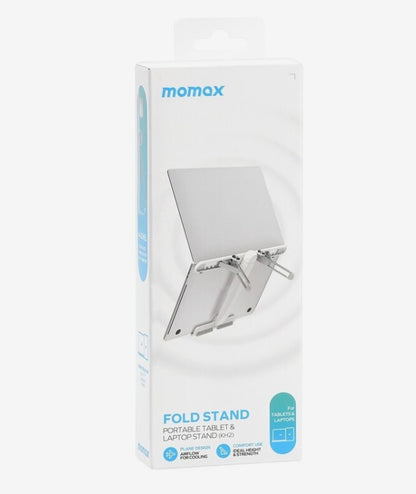 Momax Universal Fold Stand for Tablet and Laptop (white)