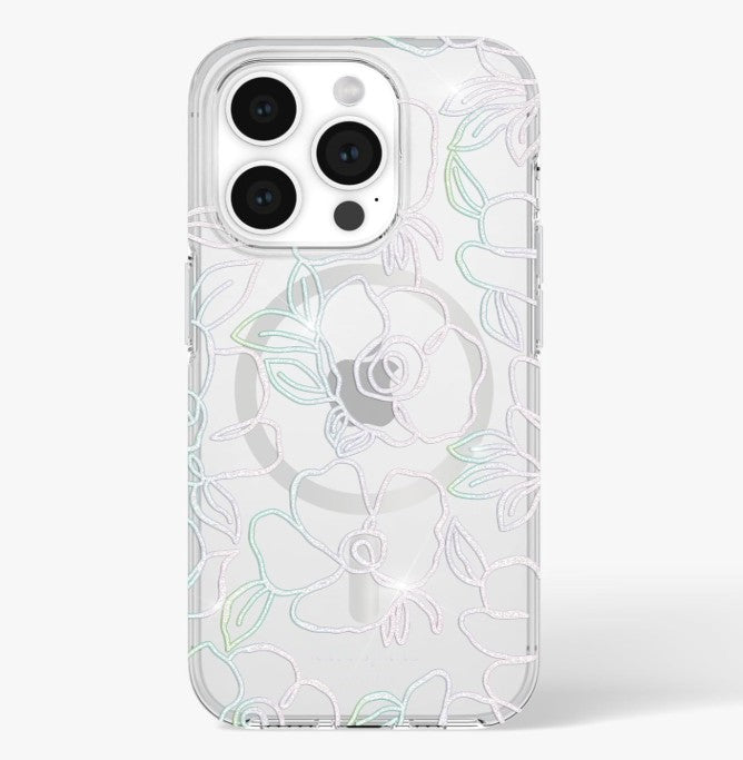 KATE SPADE Hardshell MagSafe - iPhone 15 Pro 6.1"  (Modern Floral)