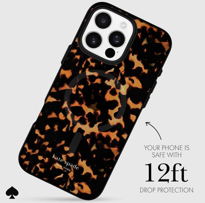 KATE SPADE MagSafe Case for iPhone 16 Pro Max 6.9" - Tortoise