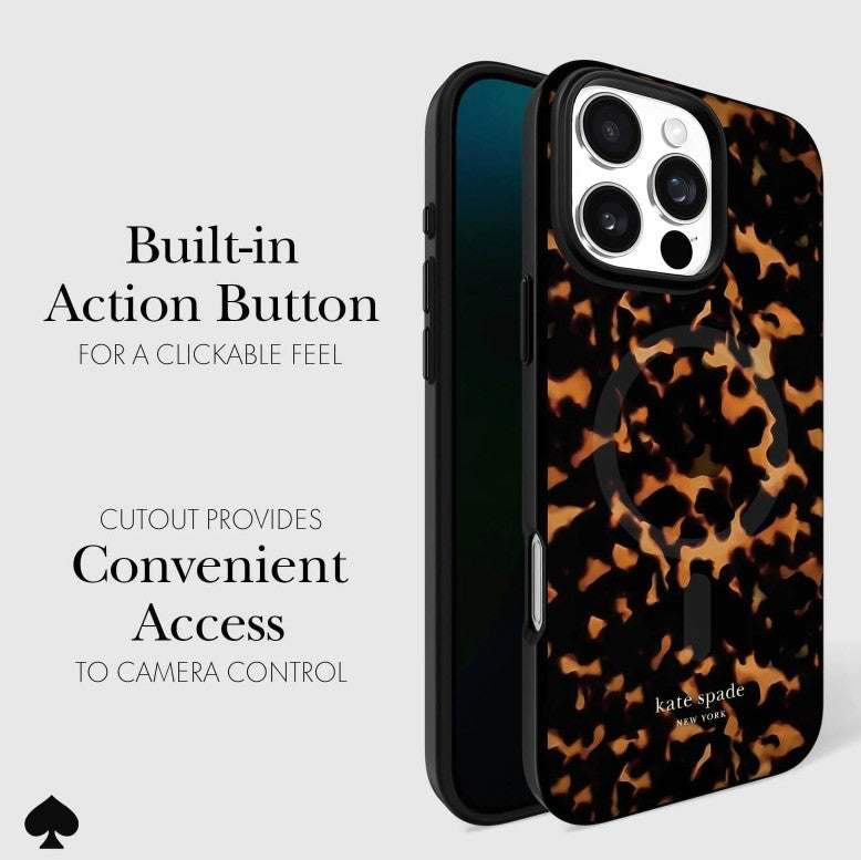 KATE SPADE MagSafe Case for iPhone 16 Pro Max 6.9" - Tortoise
