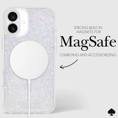 KATE SPADE MagSafe Case for iPhone 16 Plus 6.7" - Chunky Glitter