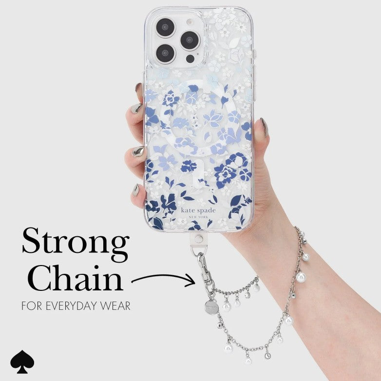 KATE SPADE Phone Charm Wristlet - Dazzling Pearl