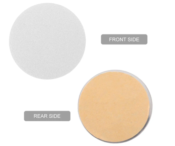 Magnetic Back Cover sticker for All type of mobile phone - White ( 5pcs / Pack )