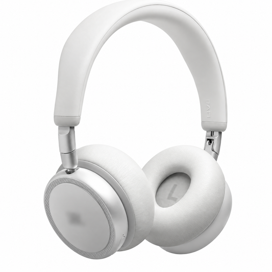 JBL Live 680NC Wireless Noise Cancelling On-ear Headphones - White (AU Stock)