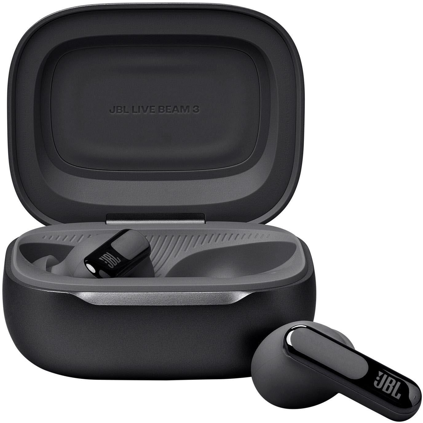 JBL Live Beam 3 TWS Noise Cancelling In-Ear Headphones - Black (AU Stock)