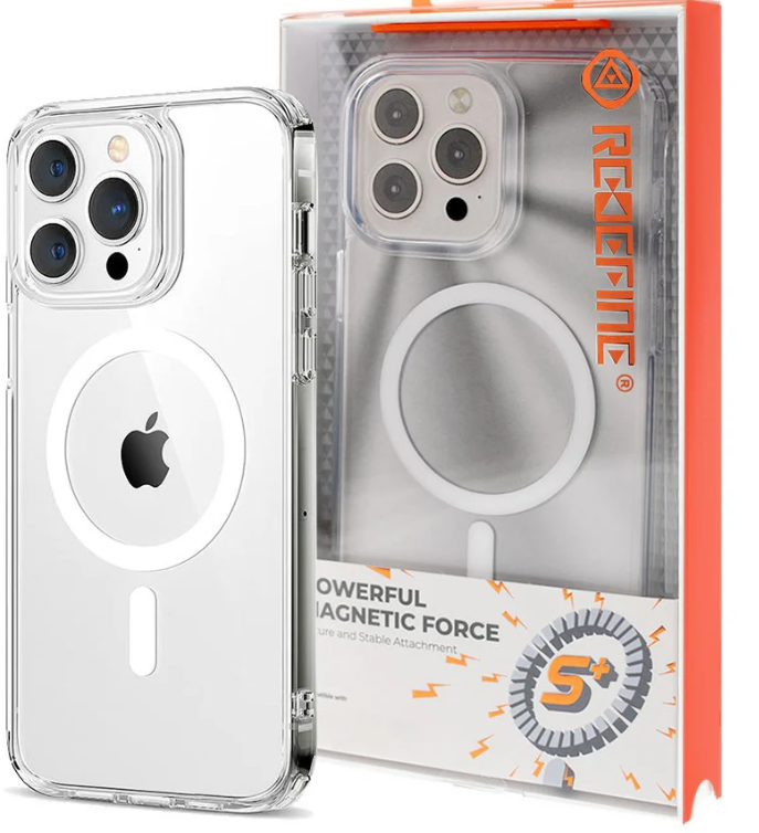 Acrylic TPU Hybrid MagSafe Case for Apple iPhone 15 Pro Max - Clear