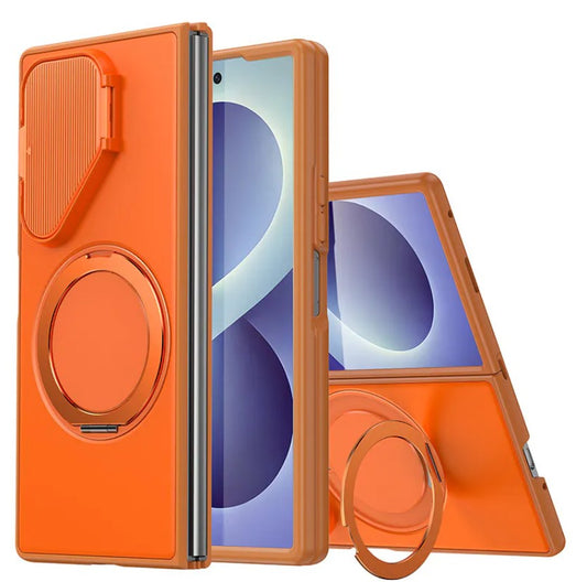 MaxGuard Spin Grip MagSafe Case for Samsung Z Fold 8 Ultra - Orange