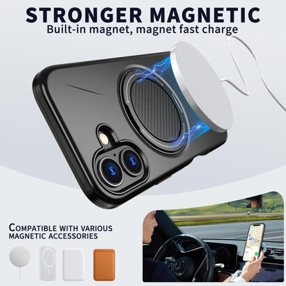 MaxGuard Spin Grip MagSafe Case for Apple iPhone 17 - Black