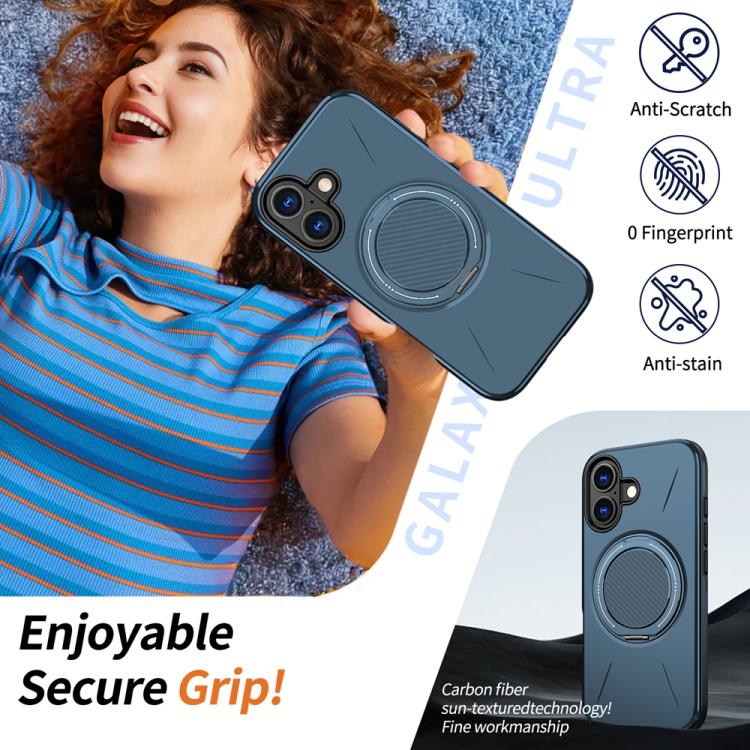 MaxGuard Spin Grip MagSafe Case for Apple iPhone 17 - Navy