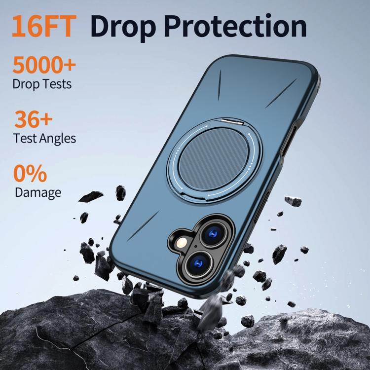 MaxGuard Spin Grip MagSafe Case for Apple iPhone 17 - Navy