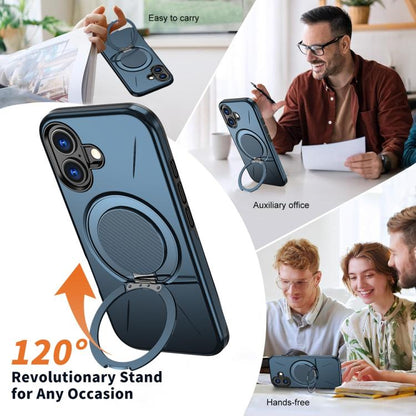 MaxGuard Spin Grip MagSafe Case for Apple iPhone 17 - Navy