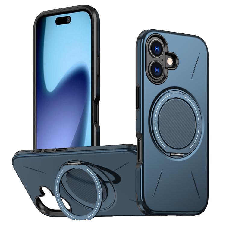 MaxGuard Spin Grip MagSafe Case for Apple iPhone 17 - Navy