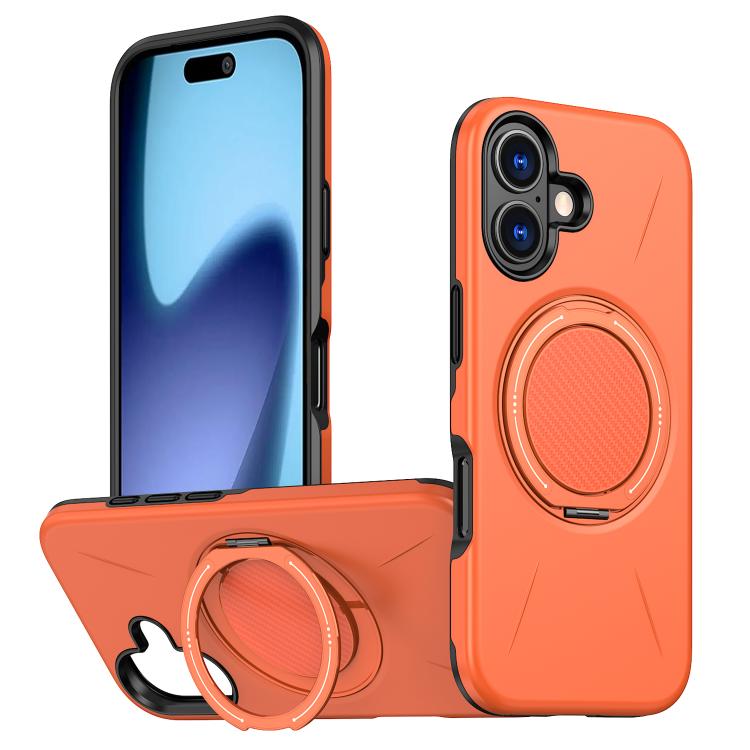 MaxGuard Spin Grip MagSafe Case for Apple iPhone 17 - Orange