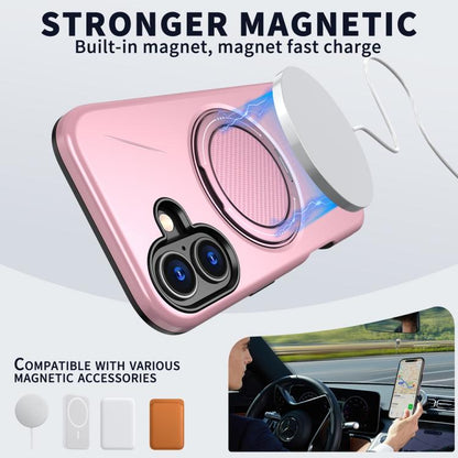 MaxGuard Spin Grip MagSafe Case for Apple iPhone 17 - Pink