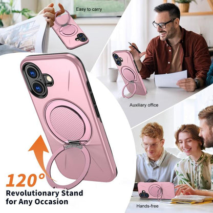 MaxGuard Spin Grip MagSafe Case for Apple iPhone 17 - Pink