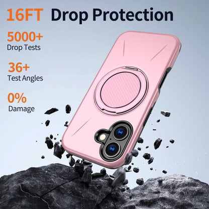 MaxGuard Spin Grip MagSafe Case for Apple iPhone 17 - Pink