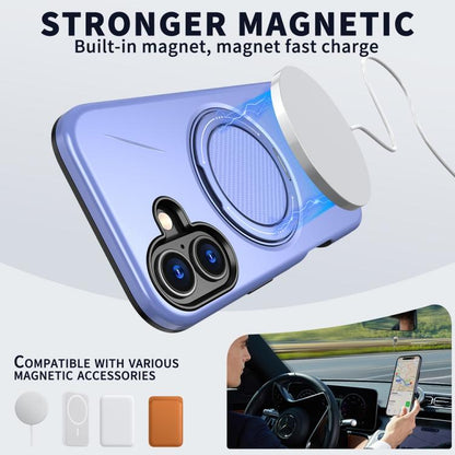 MaxGuard Spin Grip MagSafe Case for Apple iPhone 17 - Purple