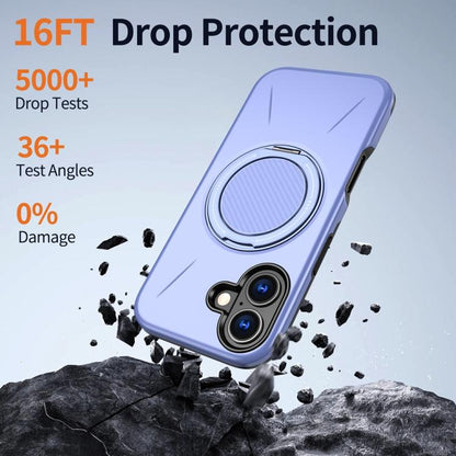 MaxGuard Spin Grip MagSafe Case for Apple iPhone 17 - Purple