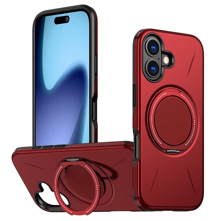MaxGuard Spin Grip MagSafe Case for Apple iPhone 17 - Red