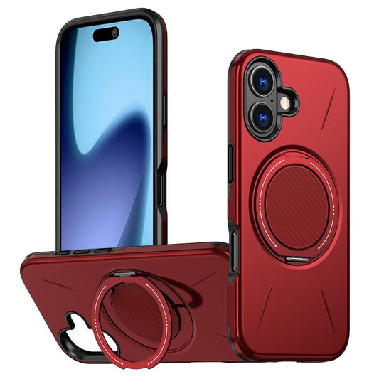 MaxGuard Spin Grip MagSafe Case for Apple iPhone 17 - Red