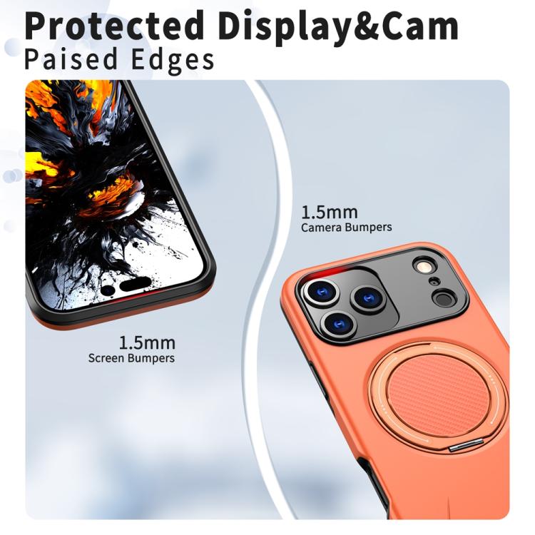 MaxGuard Spin Grip MagSafe Case for Apple iPhone 17 Pro - Orange