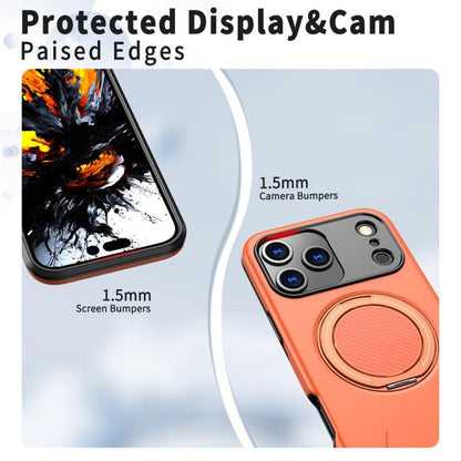 MaxGuard Spin Grip MagSafe Case for Apple iPhone 17 Pro - Orange