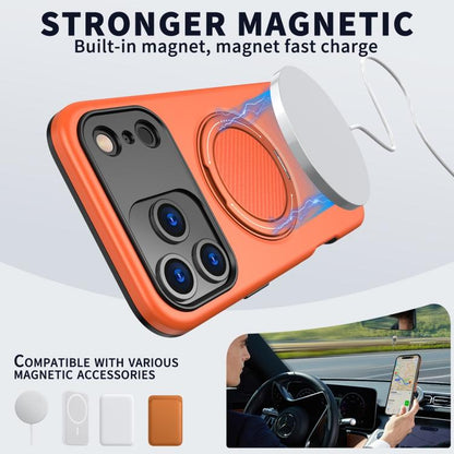 MaxGuard Spin Grip MagSafe Case for Apple iPhone 17 Pro - Orange
