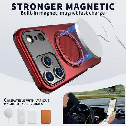 MaxGuard Spin Grip MagSafe Case for Apple iPhone 17 Pro - Red