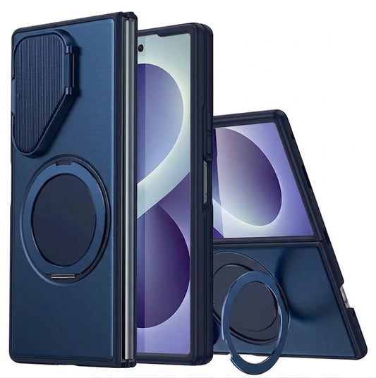 MaxGuard Spin Grip MagSafe Case for Samsung Z Fold 8 Ultra - Navy