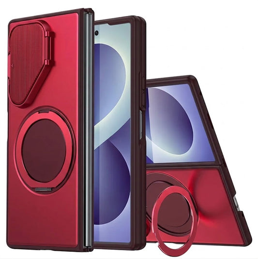 MaxGuard Spin Grip MagSafe Case for Samsung Z Fold 8 Ultra - Red