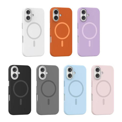 MaxGuard Liquid Silicone MagSafe Case for iPhone 17 - Gray