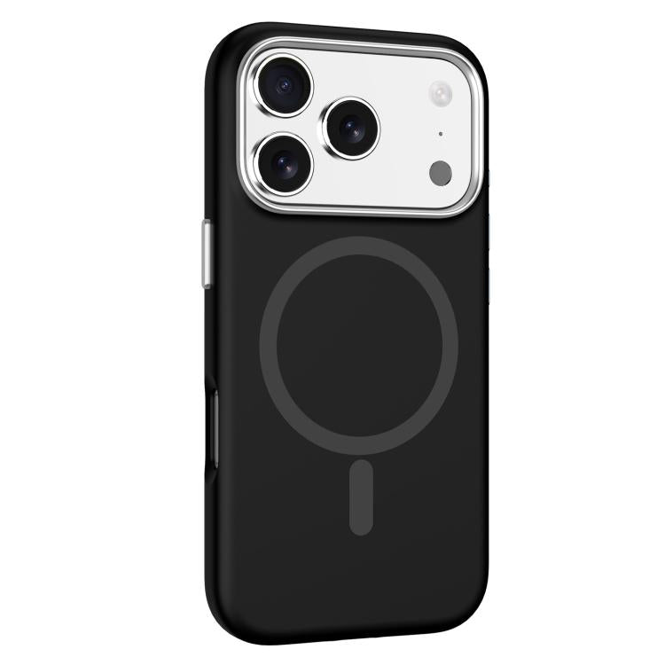 MaxGuard Liquid Silicone MagSafe Case for iPhone 17 Pro Max - Black