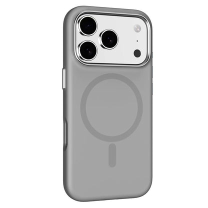 MaxGuard Liquid Silicone MagSafe Case for iPhone 17 Pro Max - Gray