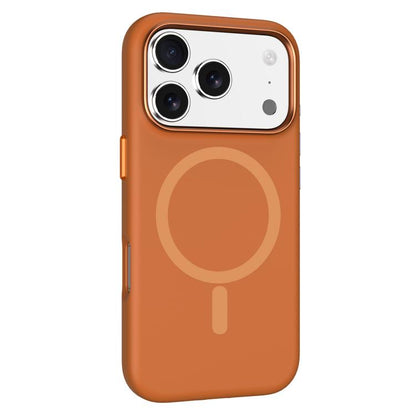 MaxGuard Liquid Silicone MagSafe Case for iPhone 17 Pro Max - Orange