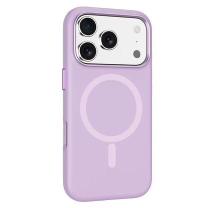 MaxGuard Liquid Silicone MagSafe Case for iPhone 17 Pro Max - Purple