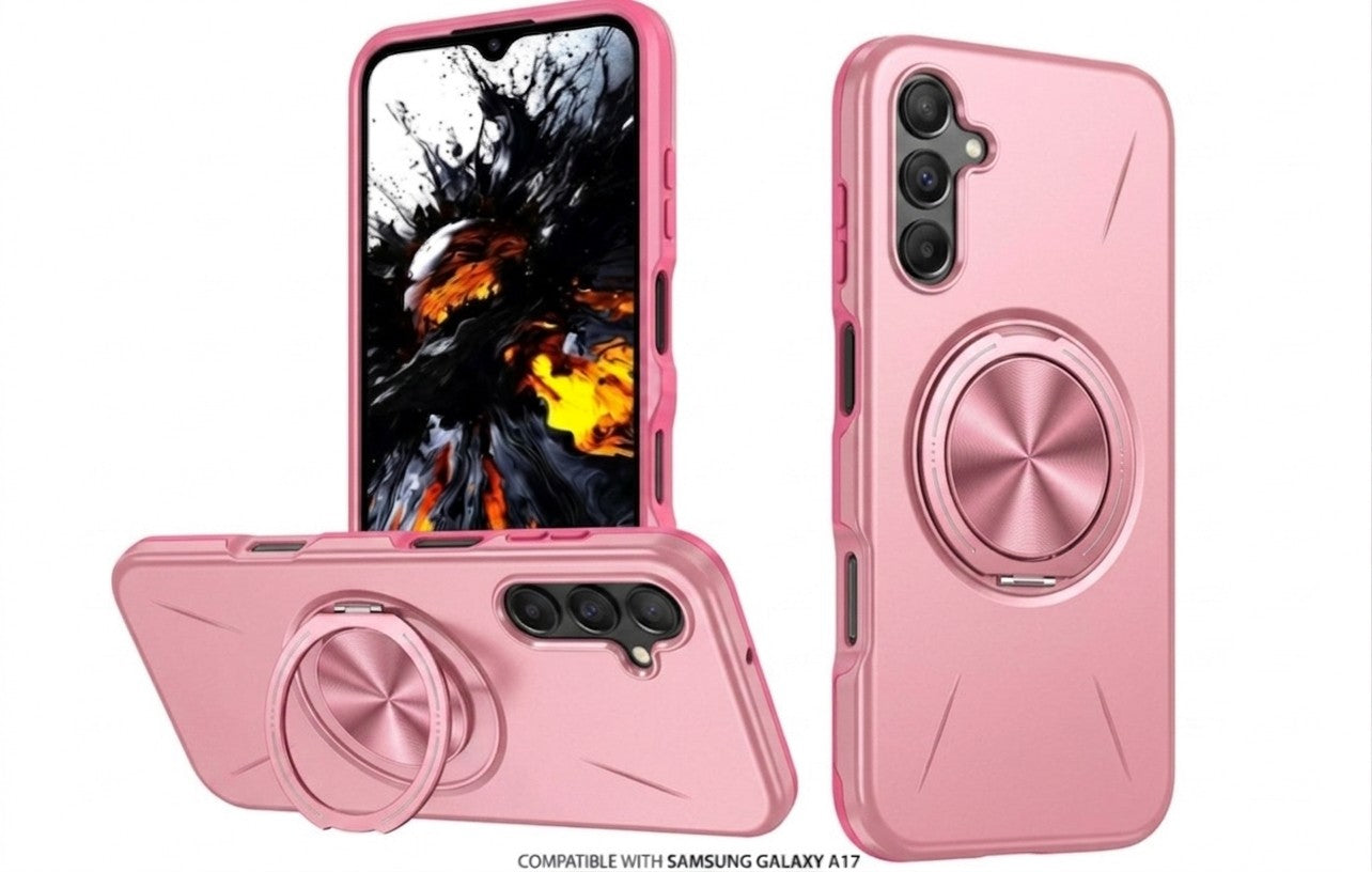 MaxGuard Spin Grip MagSafe Case for Samsung A16 / A17 - Pink